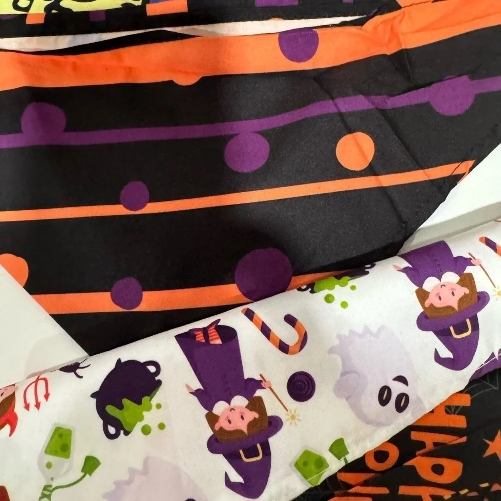 SANWUTA Halloween Dog triangle Bandanas set of 10 Halloween print size XL
